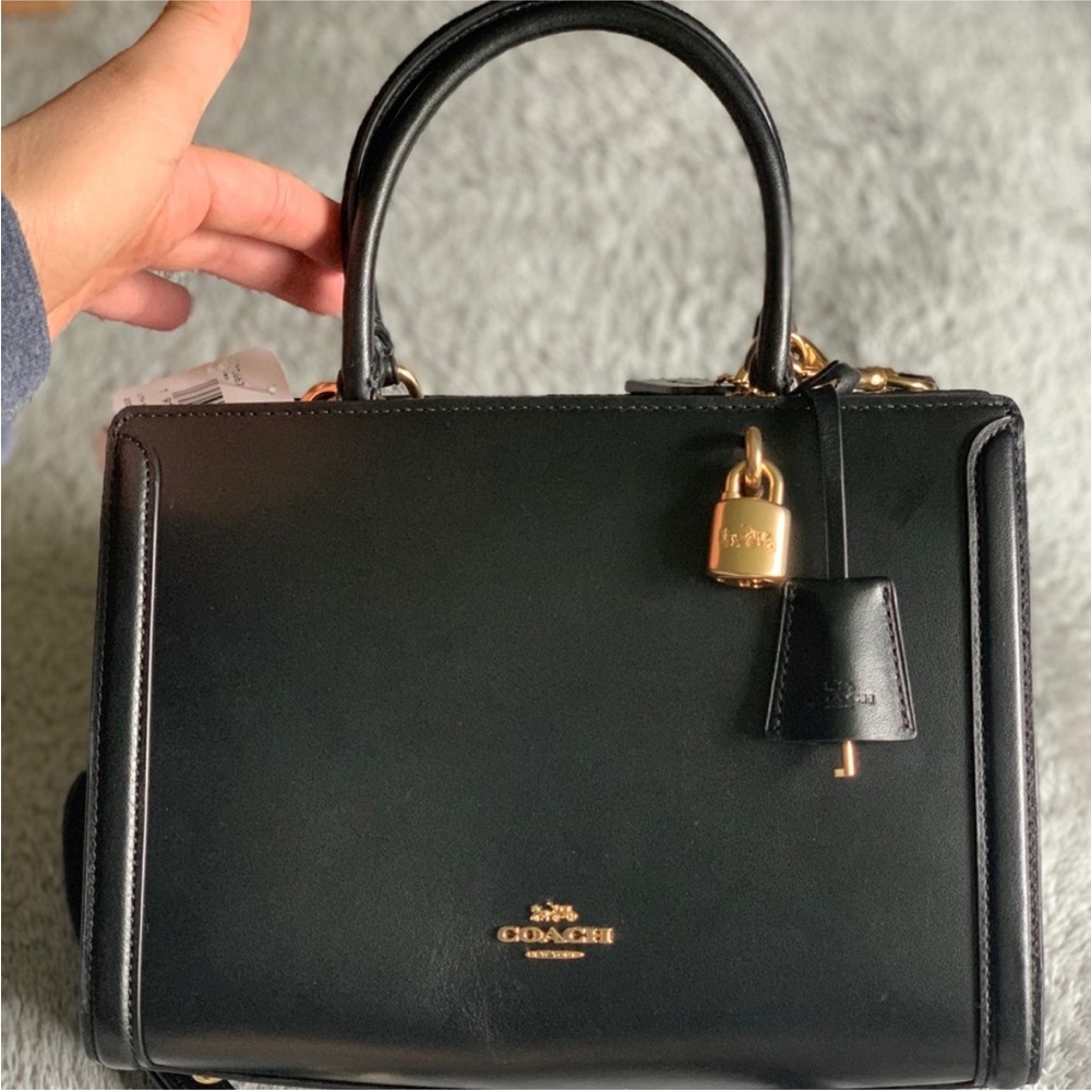 Coach Black Zoe Carryall